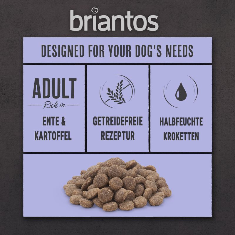 Probierpaket Briantos getreidefrei 2 x 1 kg