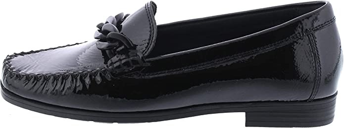 SIOUX Klassische Slipper schwarz
