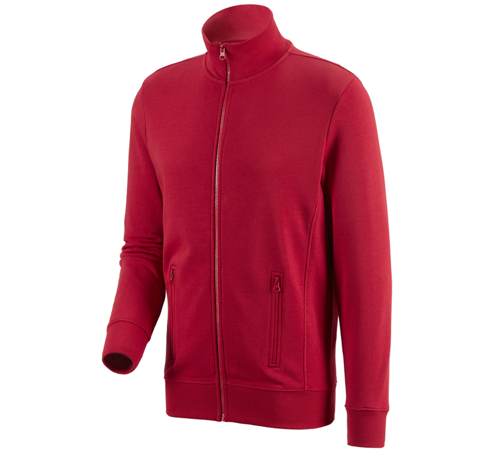 e.s. Sweatjacke poly cotton