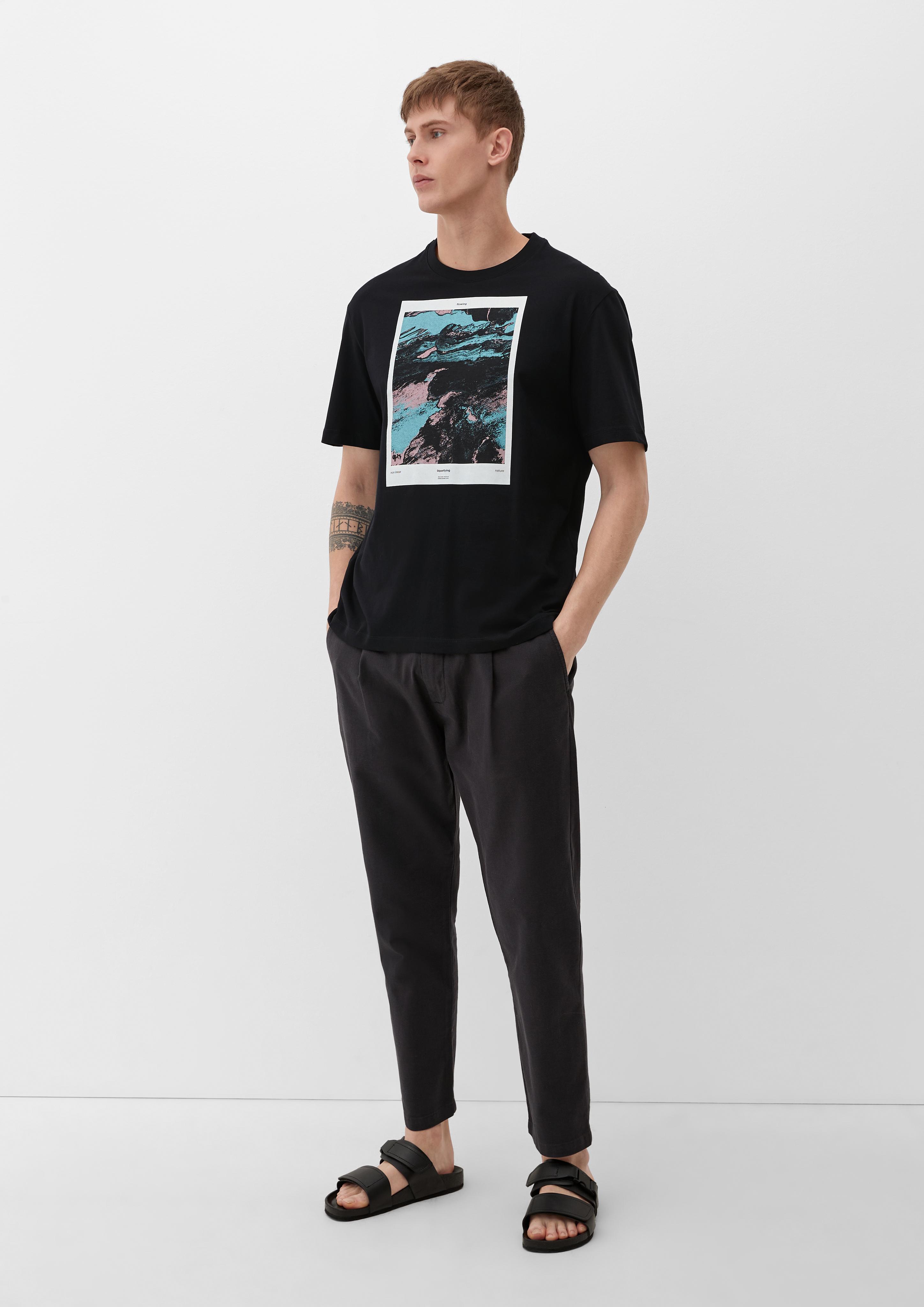 T-Shirt mit Frontprint  2129862-99D1