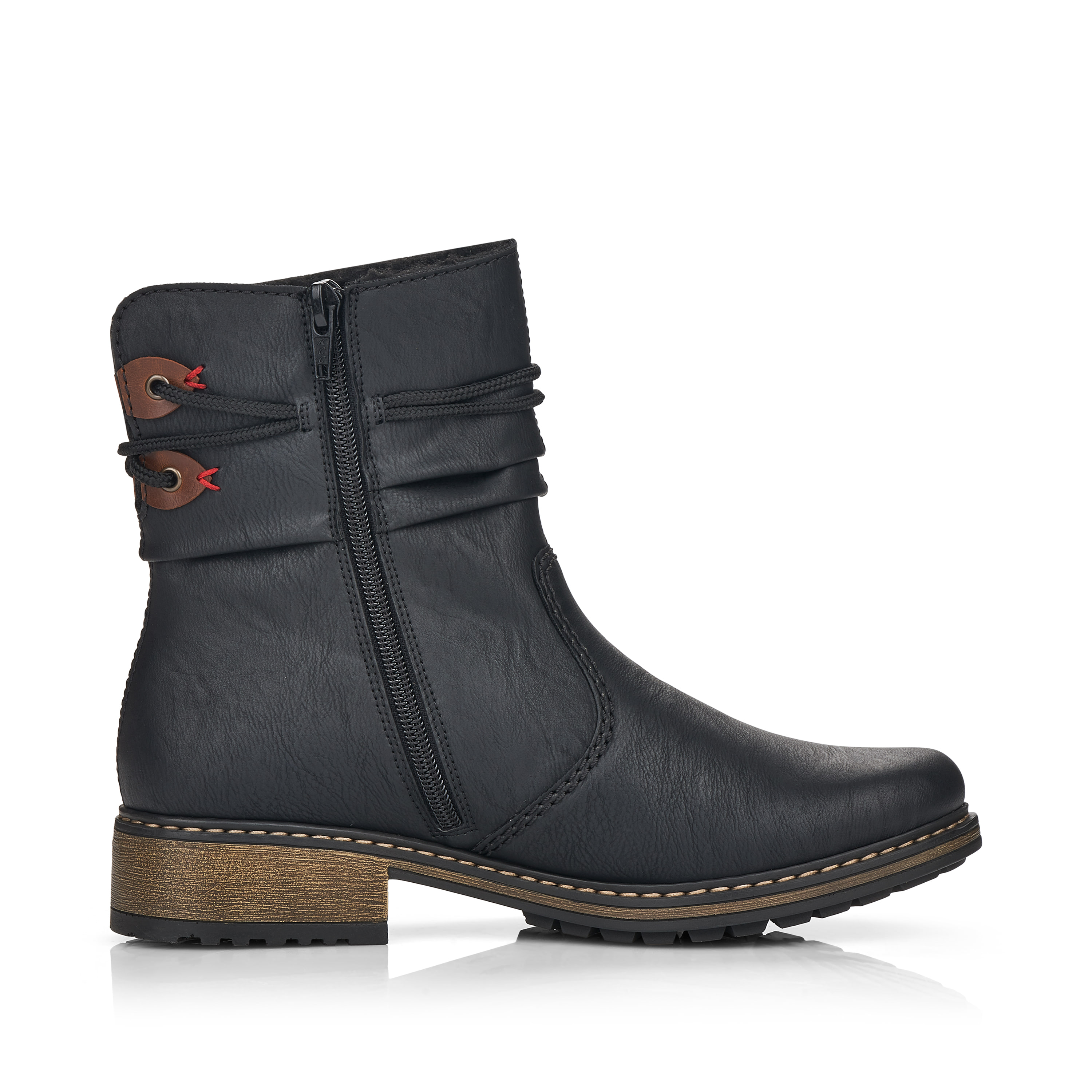 Rieker Damen Kurzstiefel tiefschwarz