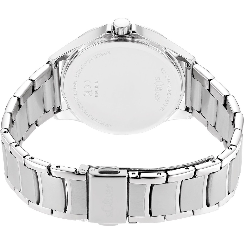 s.Oliver Montre pour femme Acier inoxydable Montre