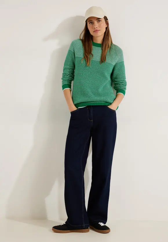 CECIL Gestreifter Strickpullover