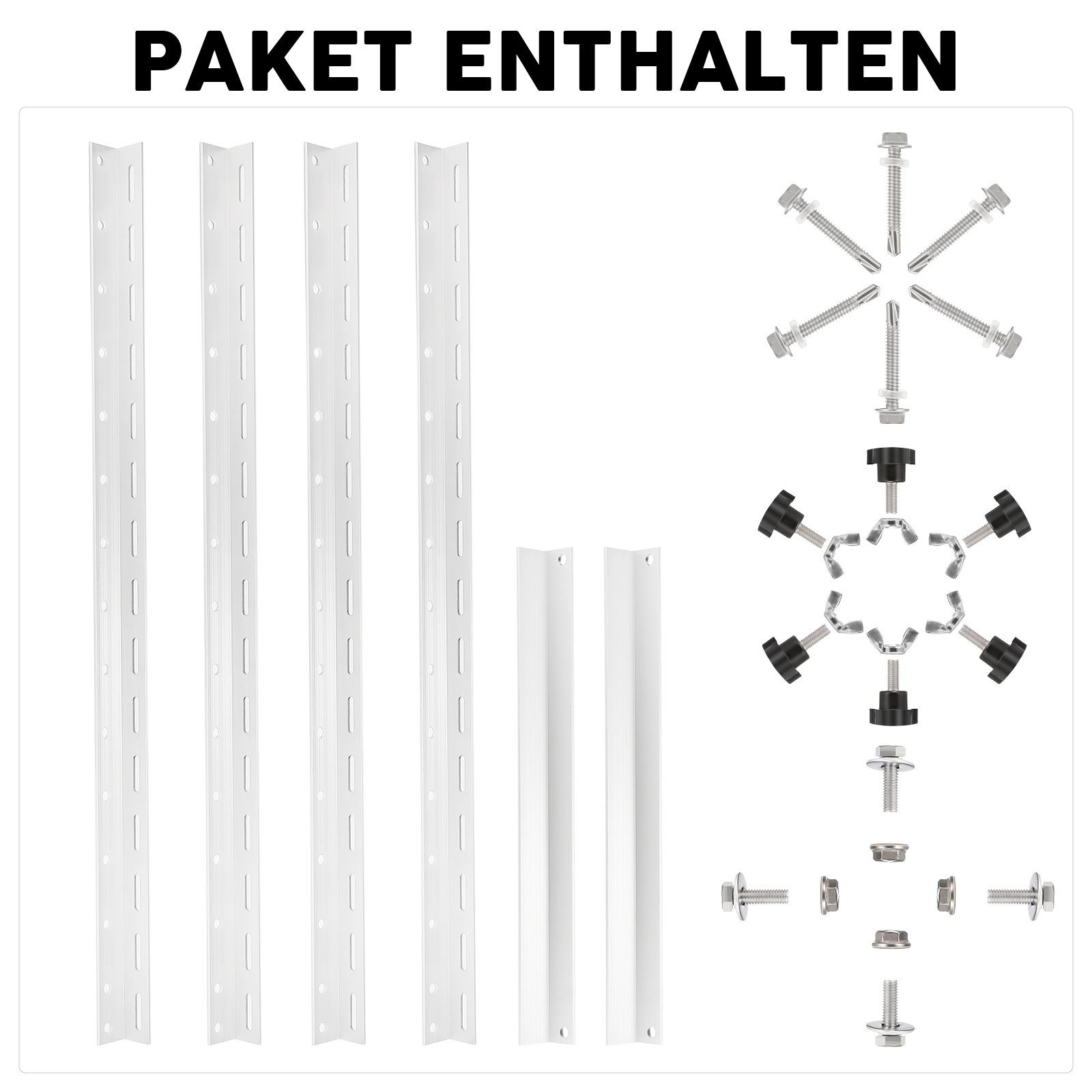 LETGOSPT Solarmodul 100W Monokristallin Solarpanel, 20A Ladegerät Kit, IP65 Wasserdichte Solargenerator