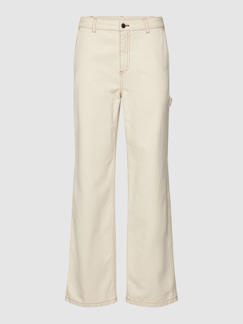 Bootcut Jeans im 5-Pocket-Design in offwhite