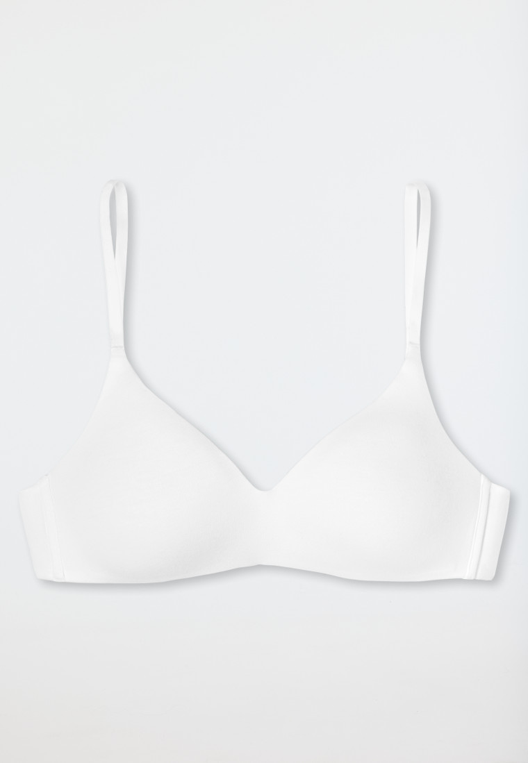 Soft BH Organic Cotton gepaddet ohne Bügel weiß - 95/5