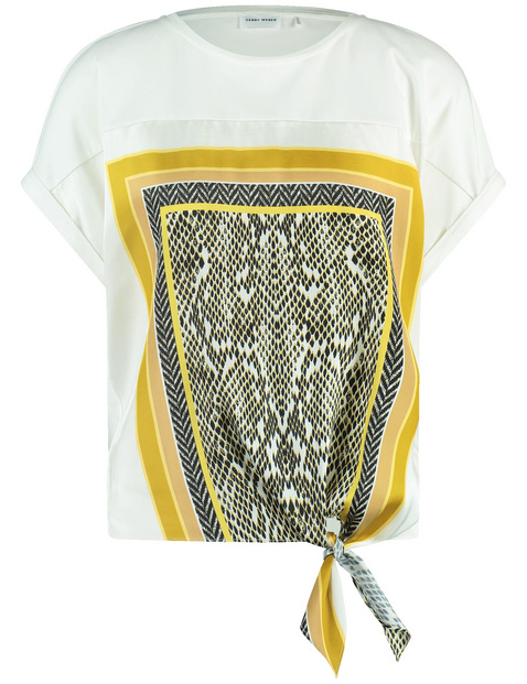 Blusenshirt mit Knotendetail