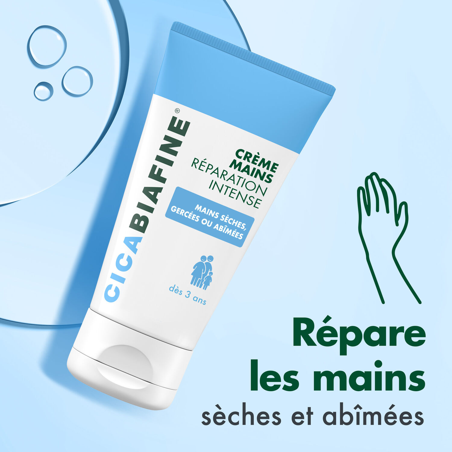 Cicabiafine Crème mains CICABIAFINE® Duo Crème Mains Réparation Intense 2 x 75ml
