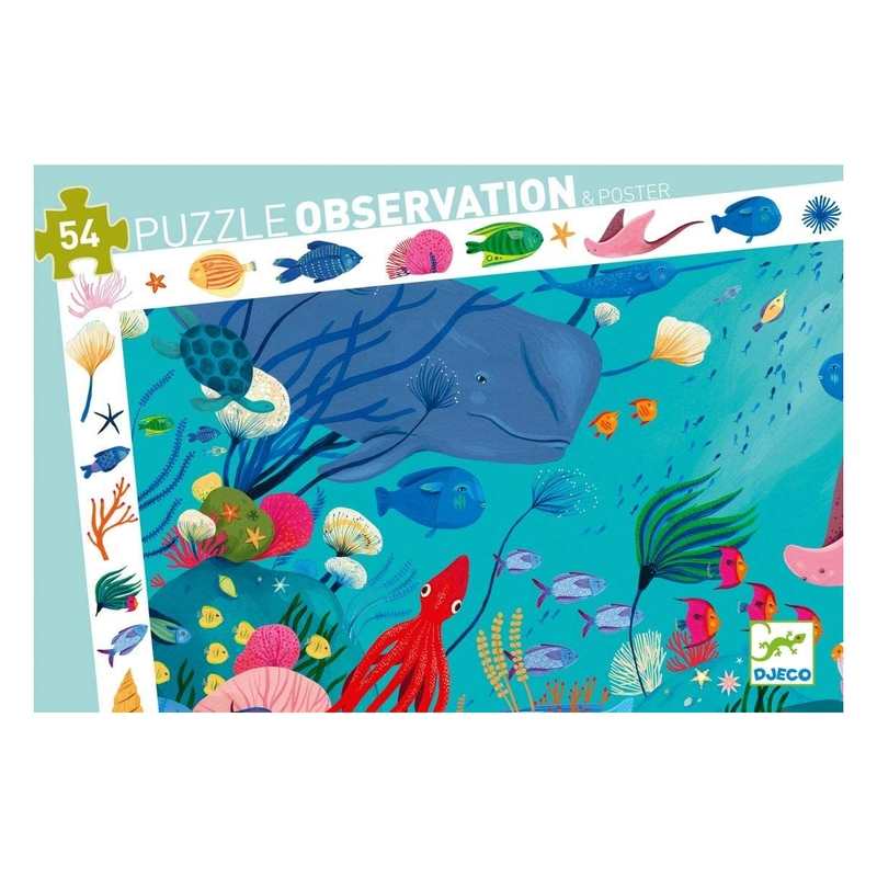 Puzzle d'observation Aquatique 54 pièces