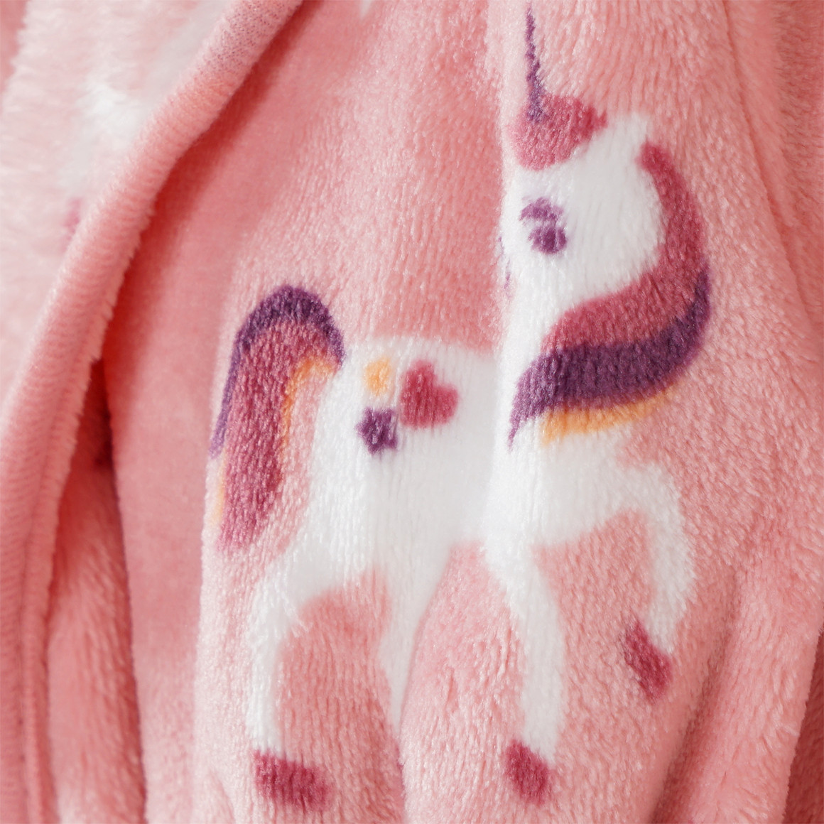 Mädchen Bademantel aus Fleece