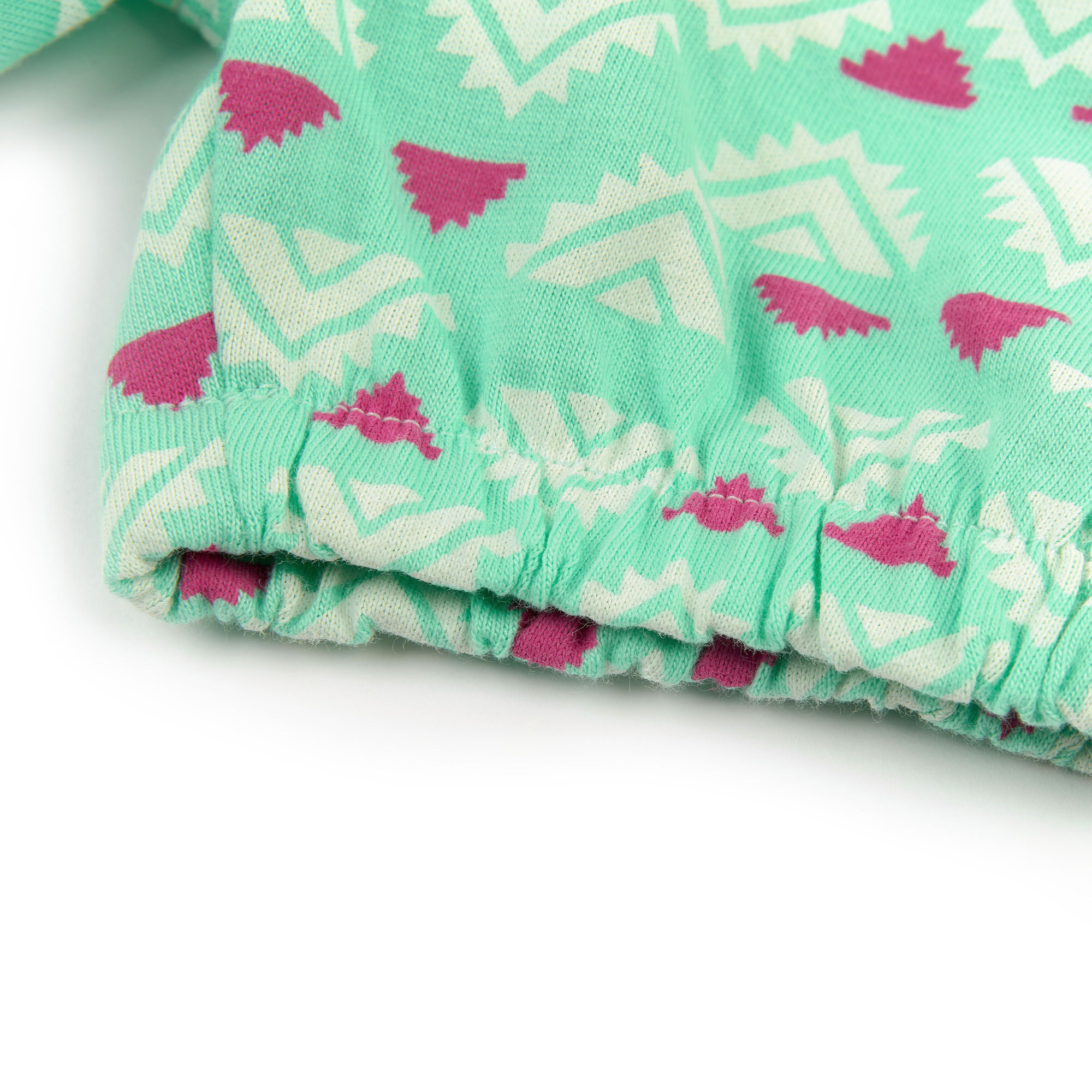 Mintgrüne Baby-Shorts mit Softbund