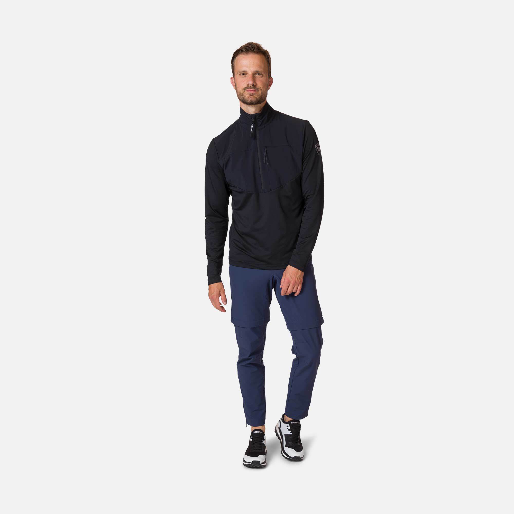 Couche intermédiaire semi-zippé homme