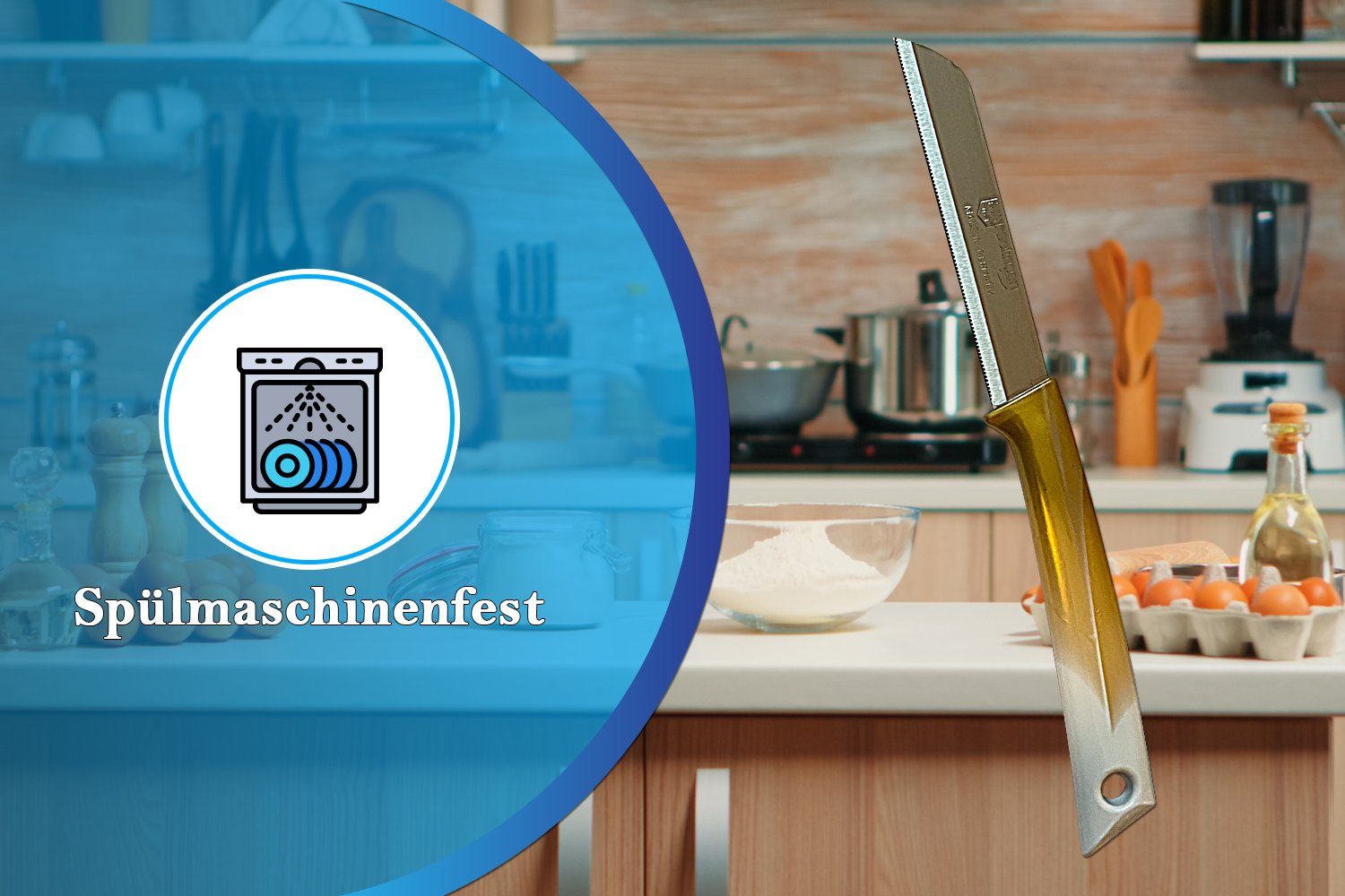 SMI Schälmesser Solingen Obstmesser Wellenschliff 12-tlg Küchenmesser Gemüsemesser