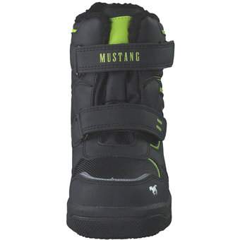 Mustang Klett Boots in schwarz