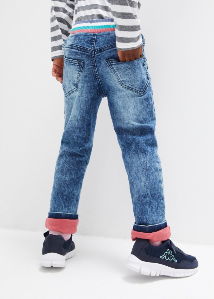 Mädchen Thermojeans mit Jerseyfutter