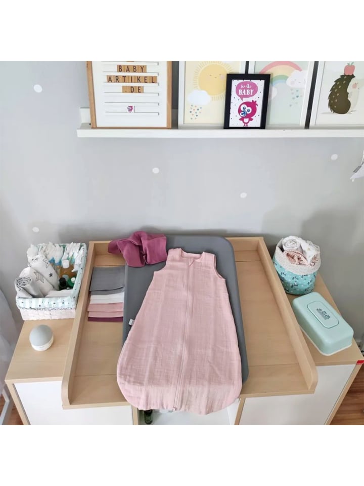 Makian Musselin-Schlafsack - Puder - in rosa günstig kaufen