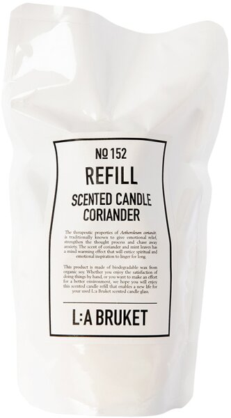 L:A Bruket No. 152 Refill Scented Candle Coriander Duftkerze