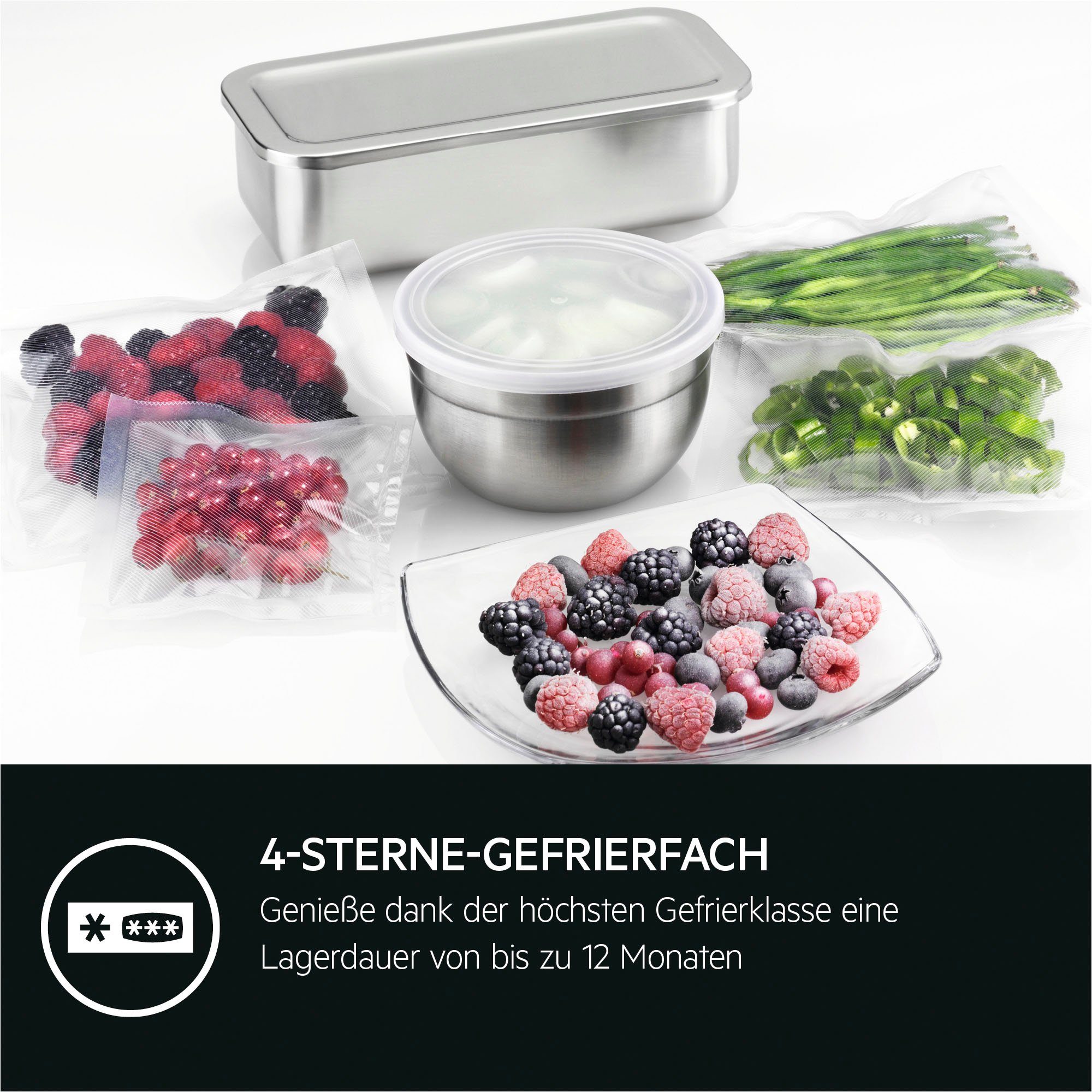 AEG Einbaukühlgefrierkombination Serie 5000 TSC5S181EF 925524006, 176,9 cm hoch, 55,6 cm breit