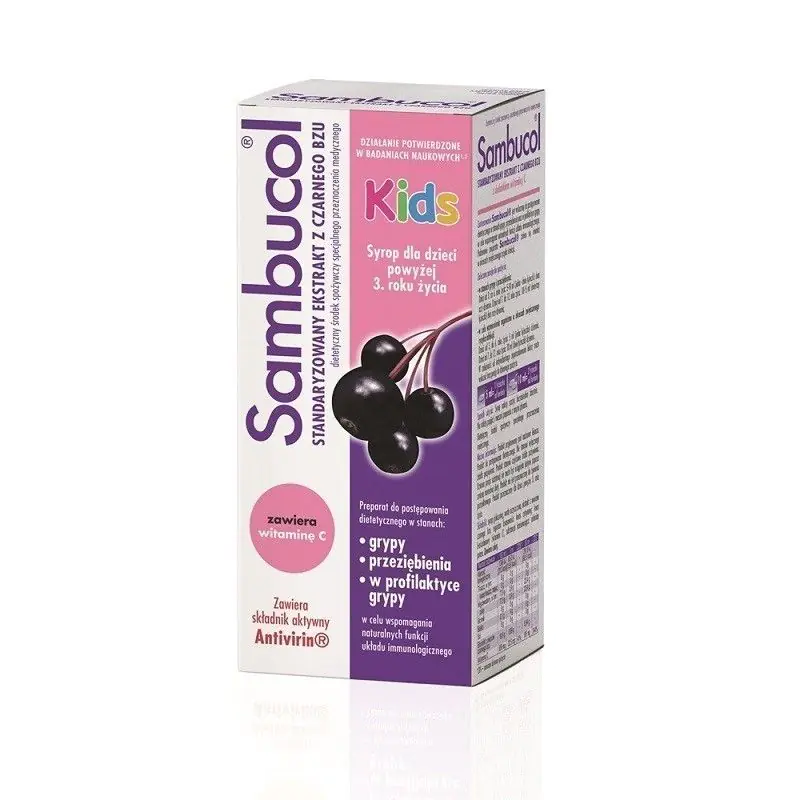 Sambucol Kids, Σιρόπι ενίσχυσης του ανοσοποιητικού συστήματος για παιδιά από 3 ετών