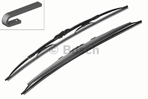 Bosch Standard Wischblatt Satz Nr. 575 S Scheibenwischer, 2 Stück - ATU