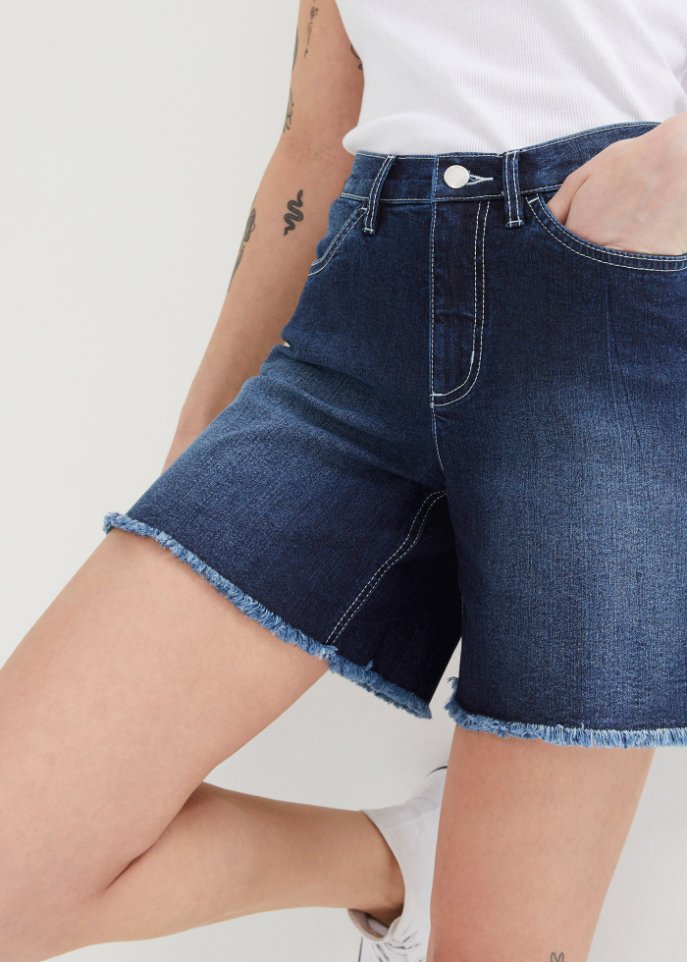Stretch-Jeans-Shorts