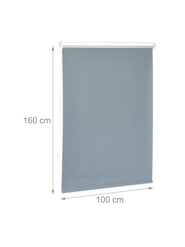 relaxdays Thermorollo in Grau - (B)100 x (H)160 cm günstig kaufen onesize