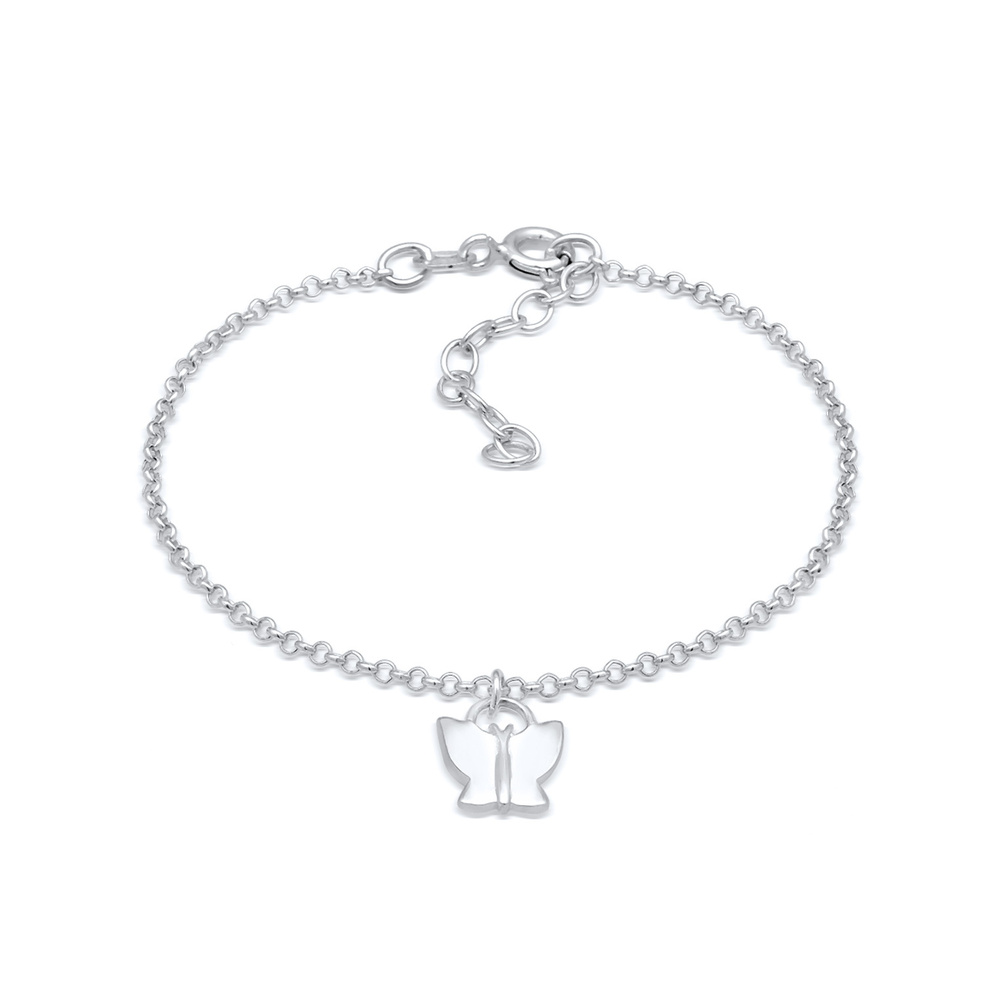 Elli Elli Bracelet Enfants Pendentif Papillon Ludique en argent sterling 925 Bracelet