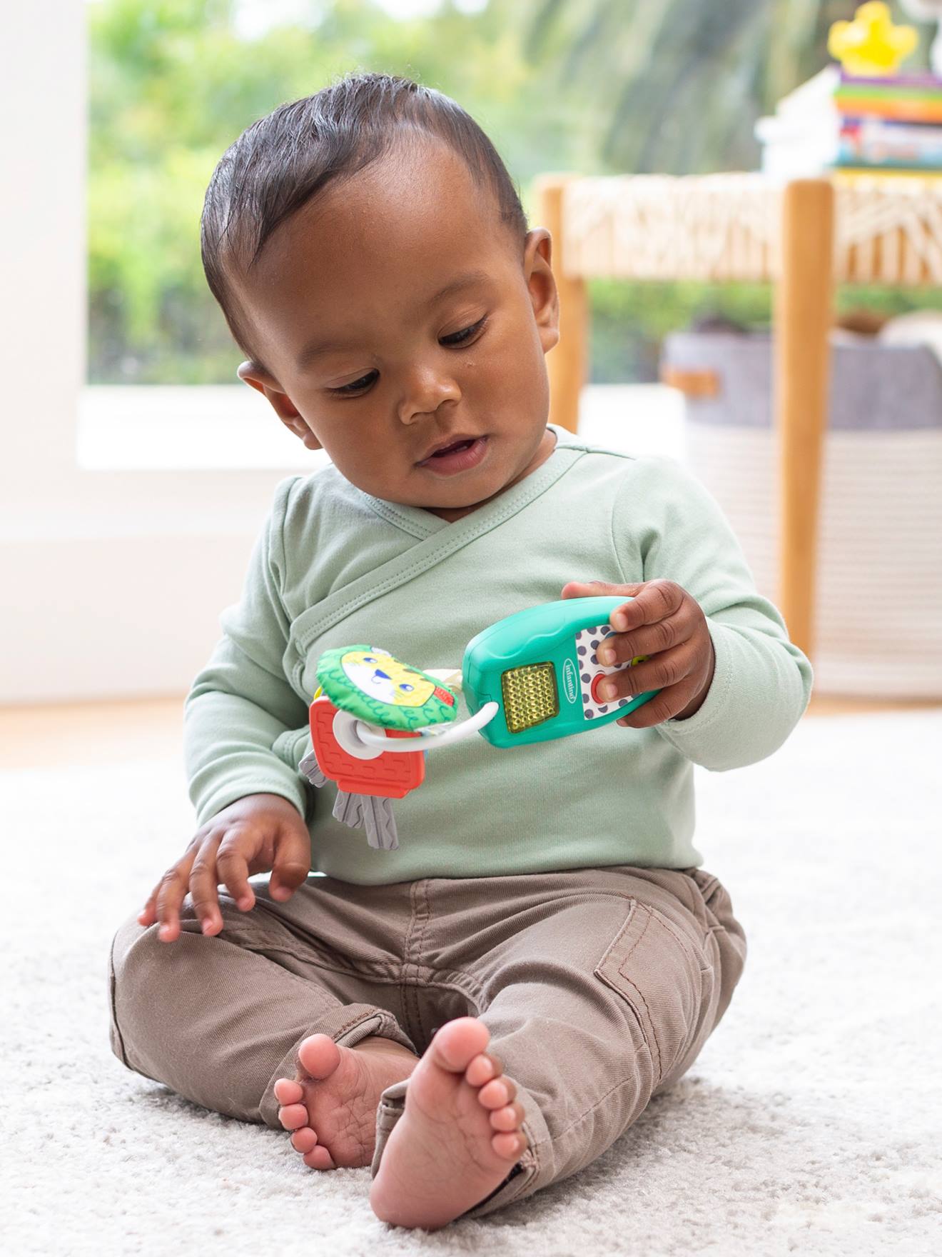 Coffret téléphone et clé électroniques Infantino multicolor