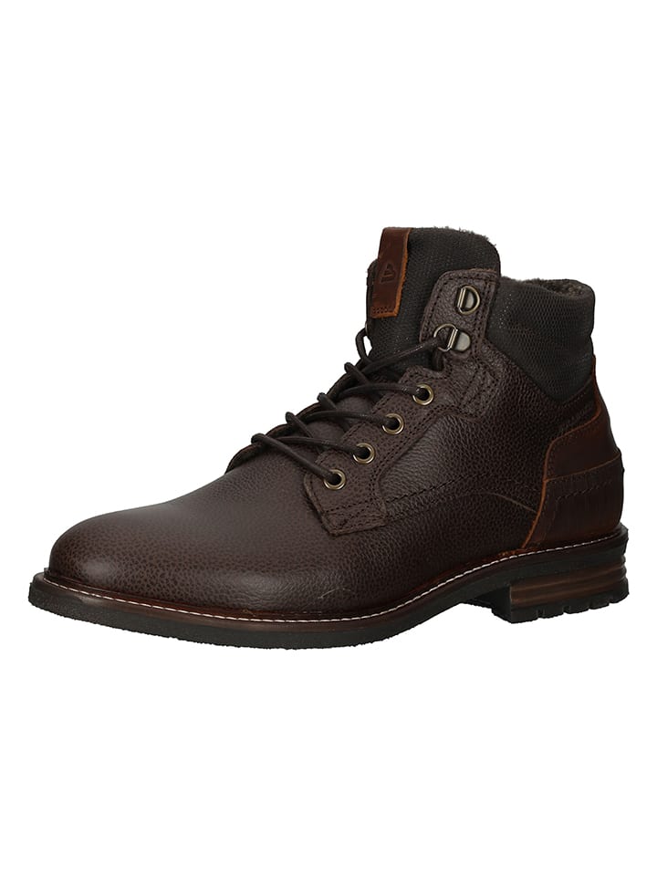 Bullboxer Leder-Boots in Braun günstig kaufen