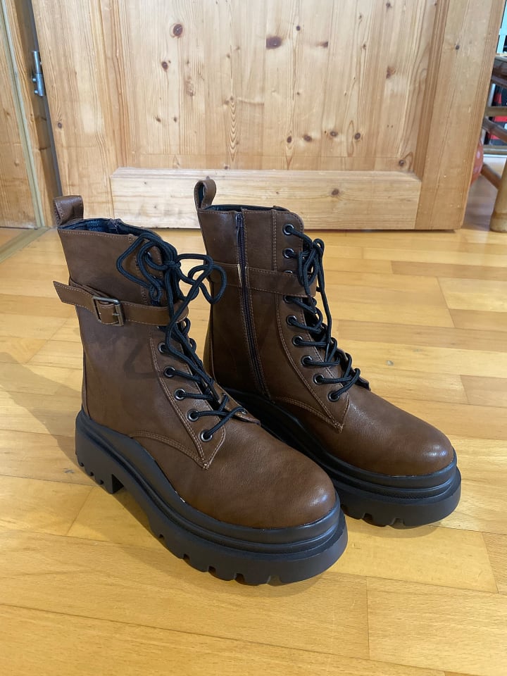 Officina 55 Boots in Braun günstig kaufen 39