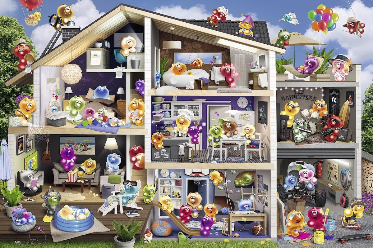 Ravensburger Puzzle Gelini Puppenhaus, 5000 Puzzleteile, Made in Germany, FSC® - schützt Wald - weltweit