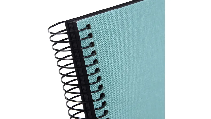 goldbuch Spiralalbum Bella Vista aqua mit schwarzen Seiten, 30x34 cm