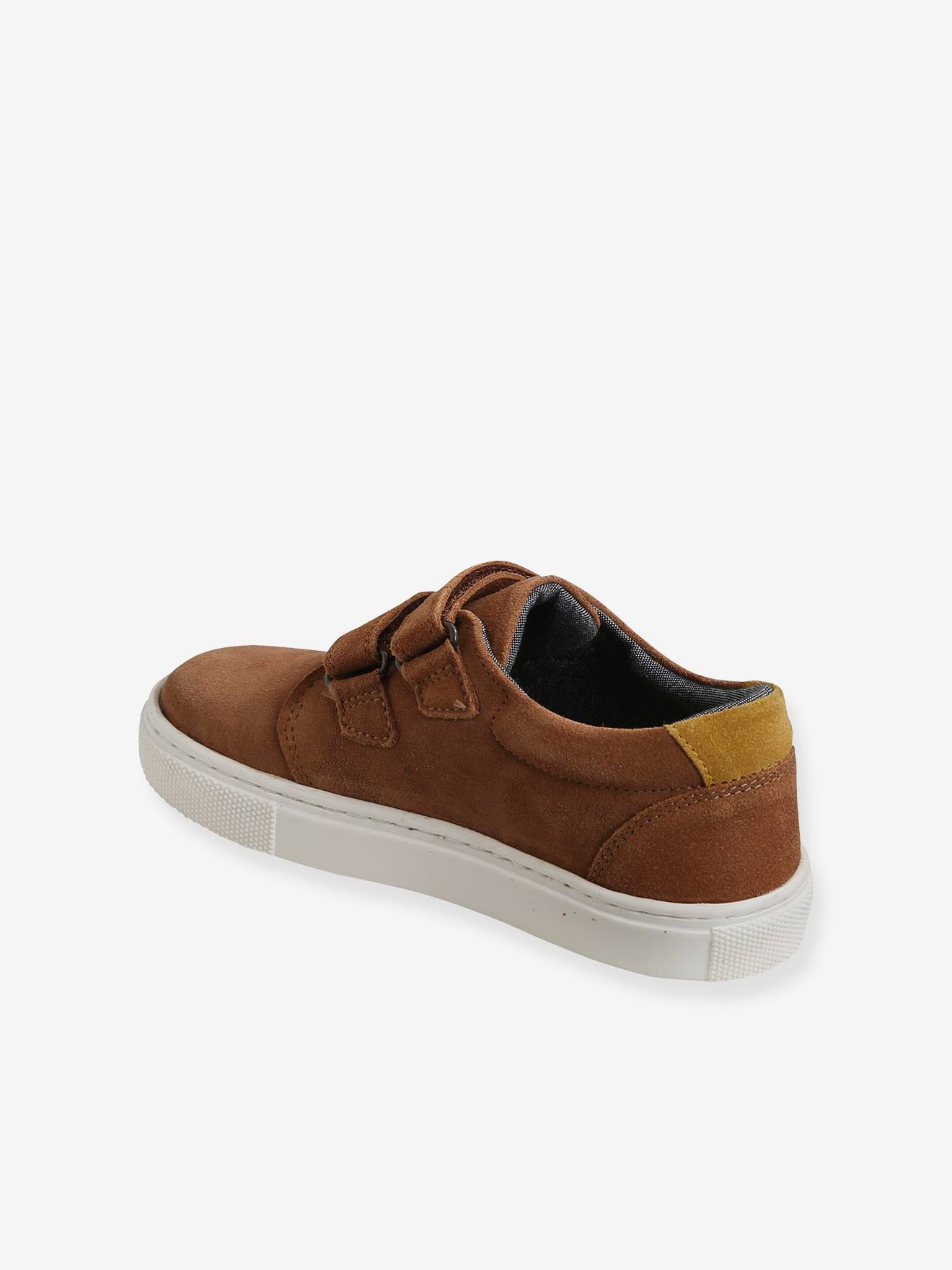 Vertbaudet Jungen Sneakers mit Klettverschluss - camelfarben