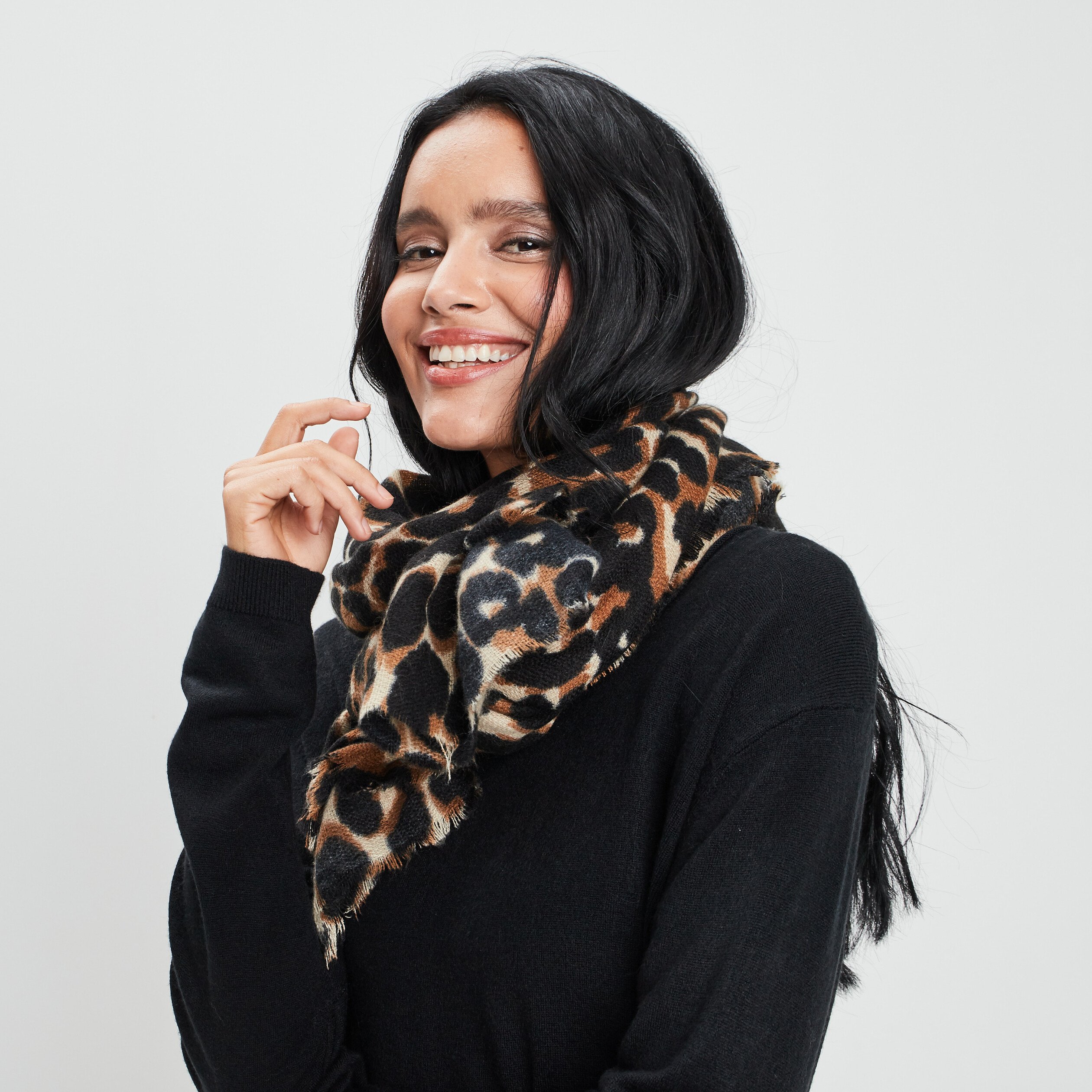 Foulard marron femme | La Halle