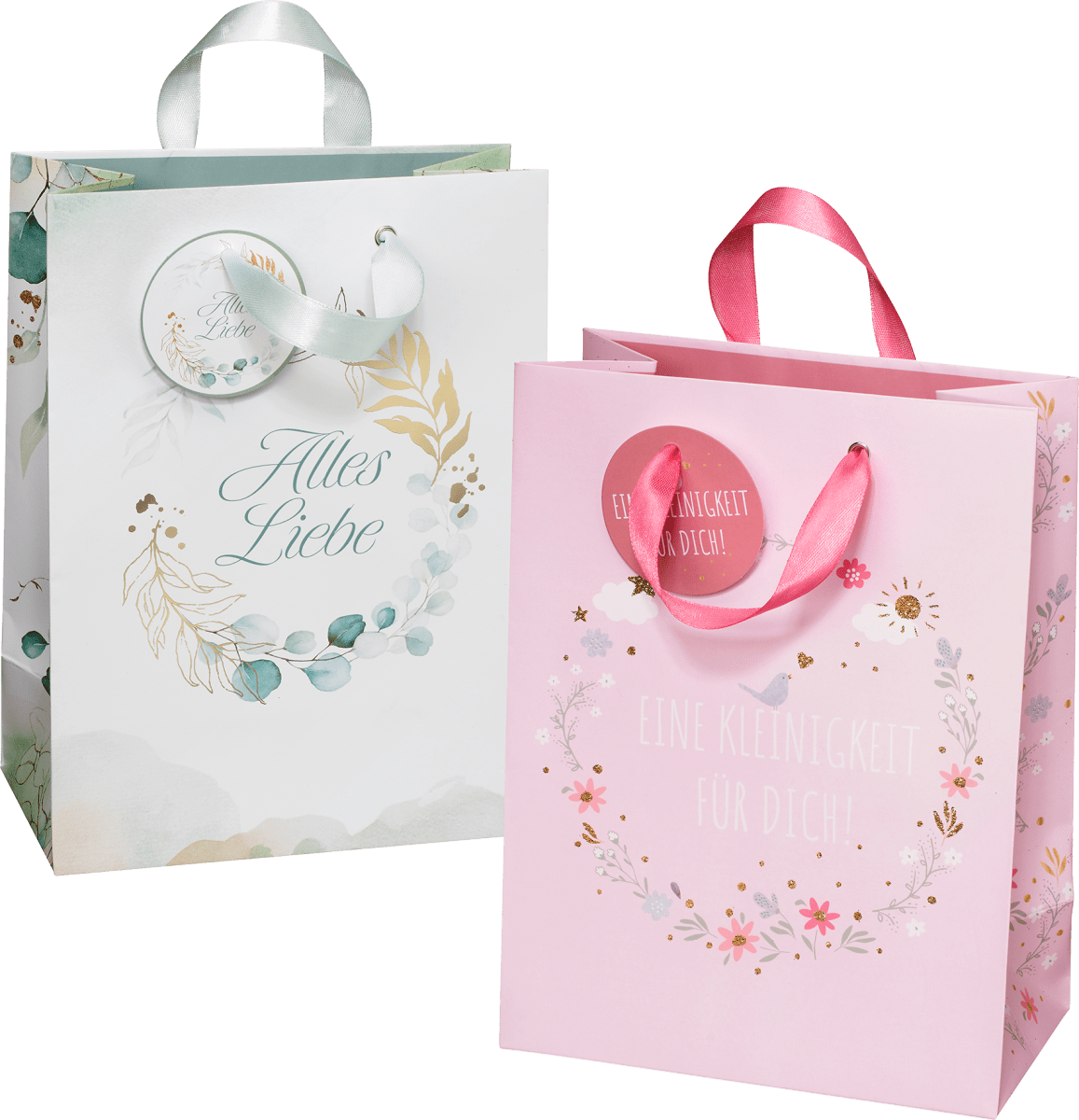 Geschenktasche veredelt, Größe Midi, 1 St