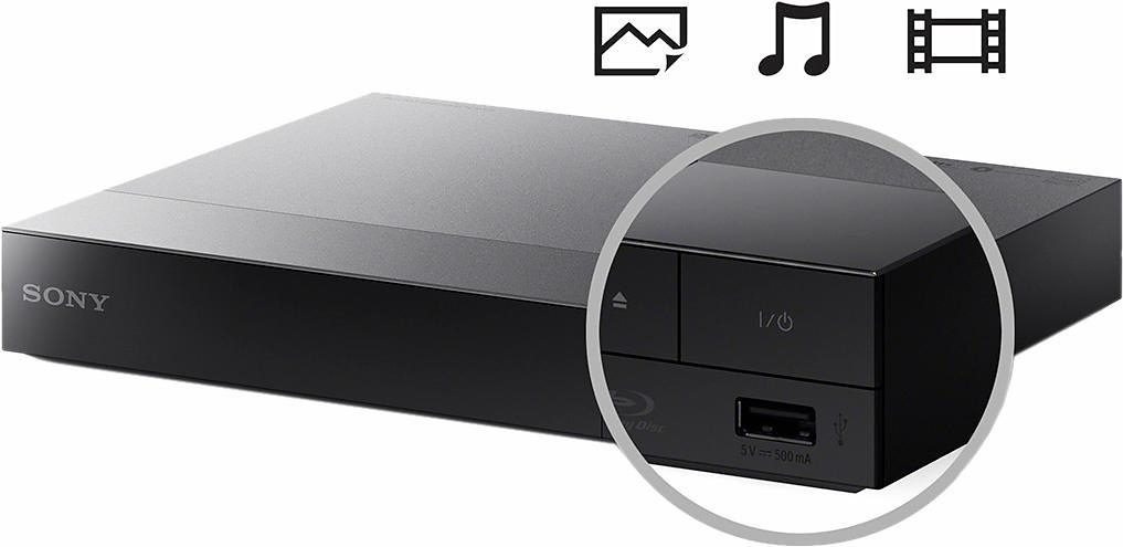 Sony BDP-S3700 Blu-ray-Player (LAN (Ethernet), Miracast (Wi-Fi Alliance), WLAN, Full HD)