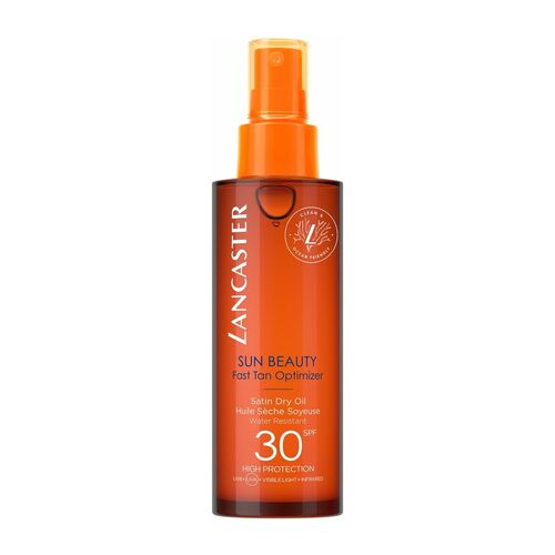 Lancaster Sun Beauty Fast Tan Optimizer сатенско суво уље SPF 30 150 мл