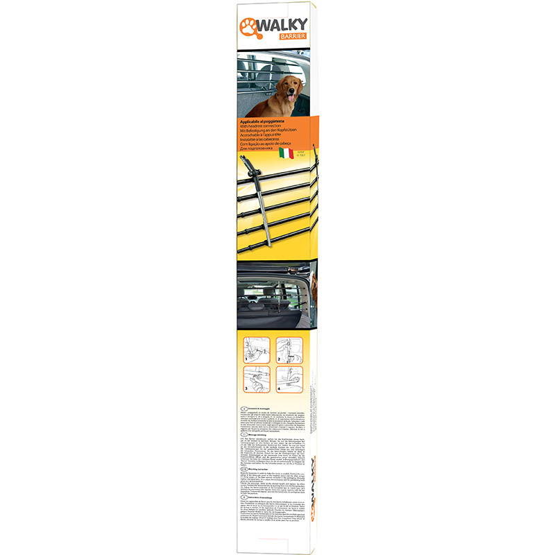Dobar Autozubehör Dobar Walky Guard Plus: Schutzgitter Auto, Schwarz