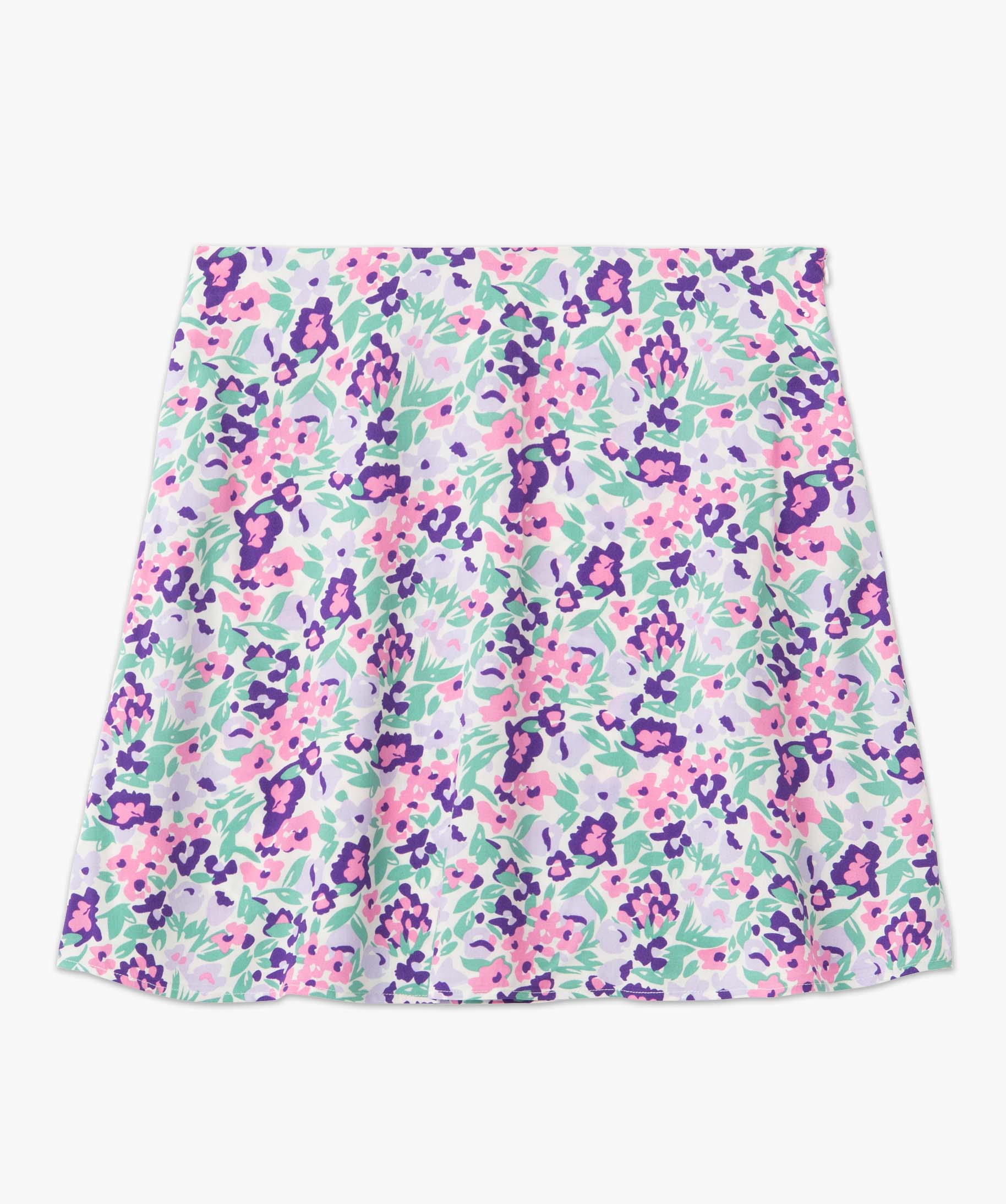 Jupe femme fluide coupe trapèze imprime | GEMO