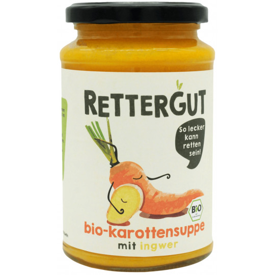 Rettergut Bio Karottensuppe mit Kokos 375ML