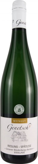 2019 Riesling Spätlese - Lieserer Niederberg-Helden - STEILLAGE süß - Weingut Genetsch