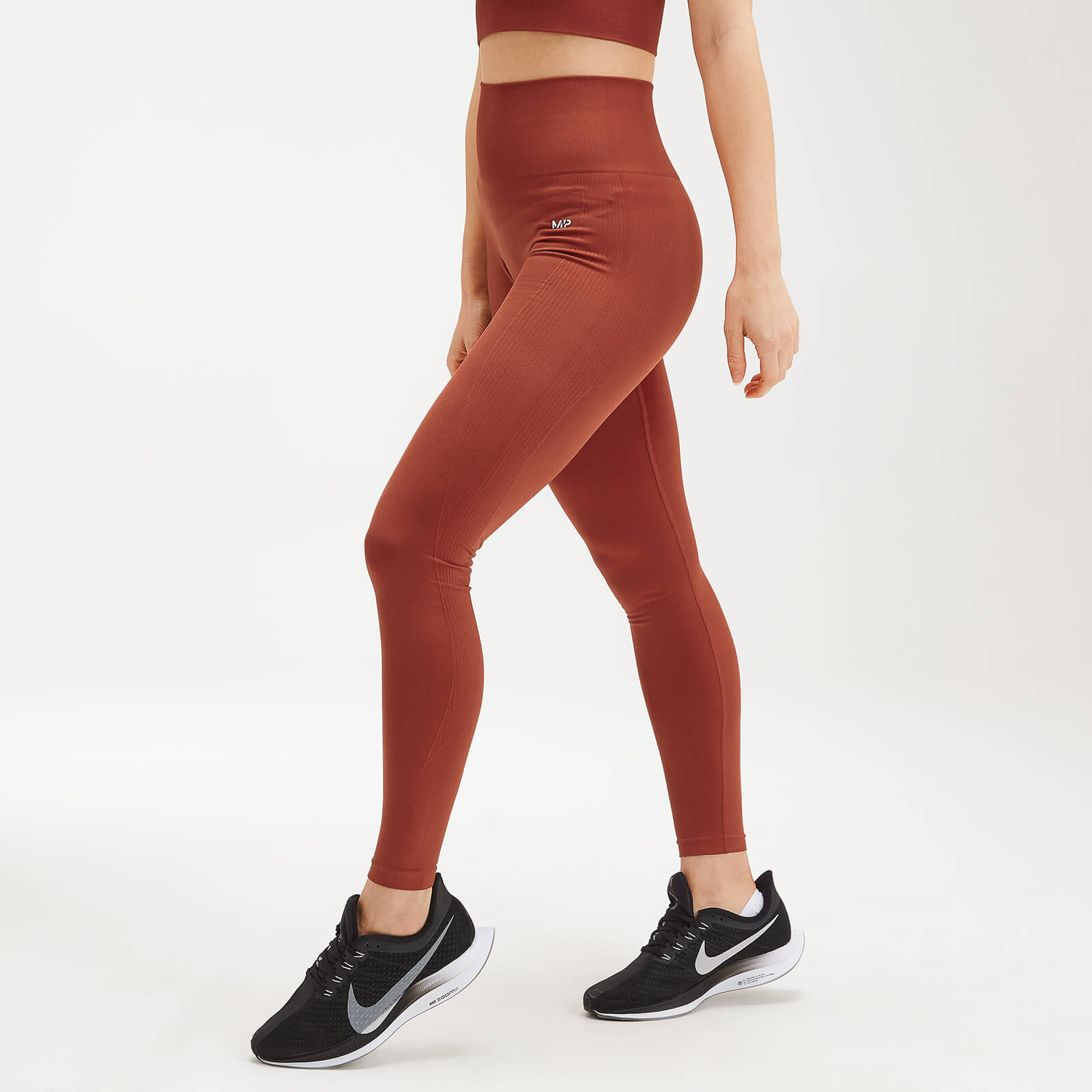 MP Women's Shape Seamless Ultra Leggings - Burnt Red