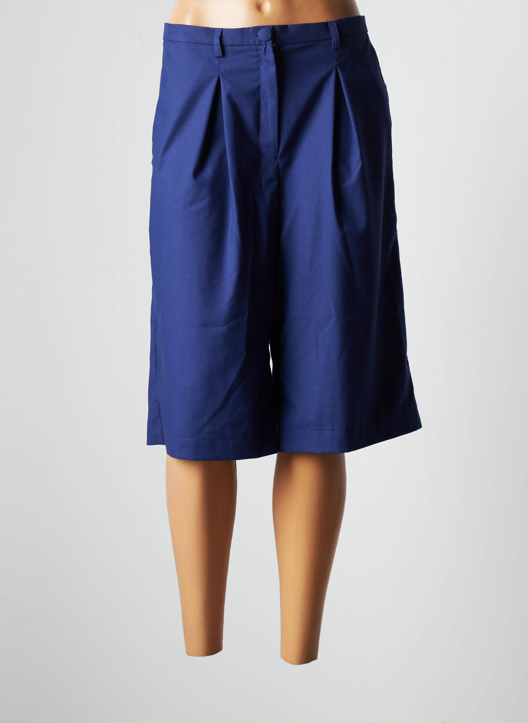 Les Acolytes Bermudas Femme couleur bleu