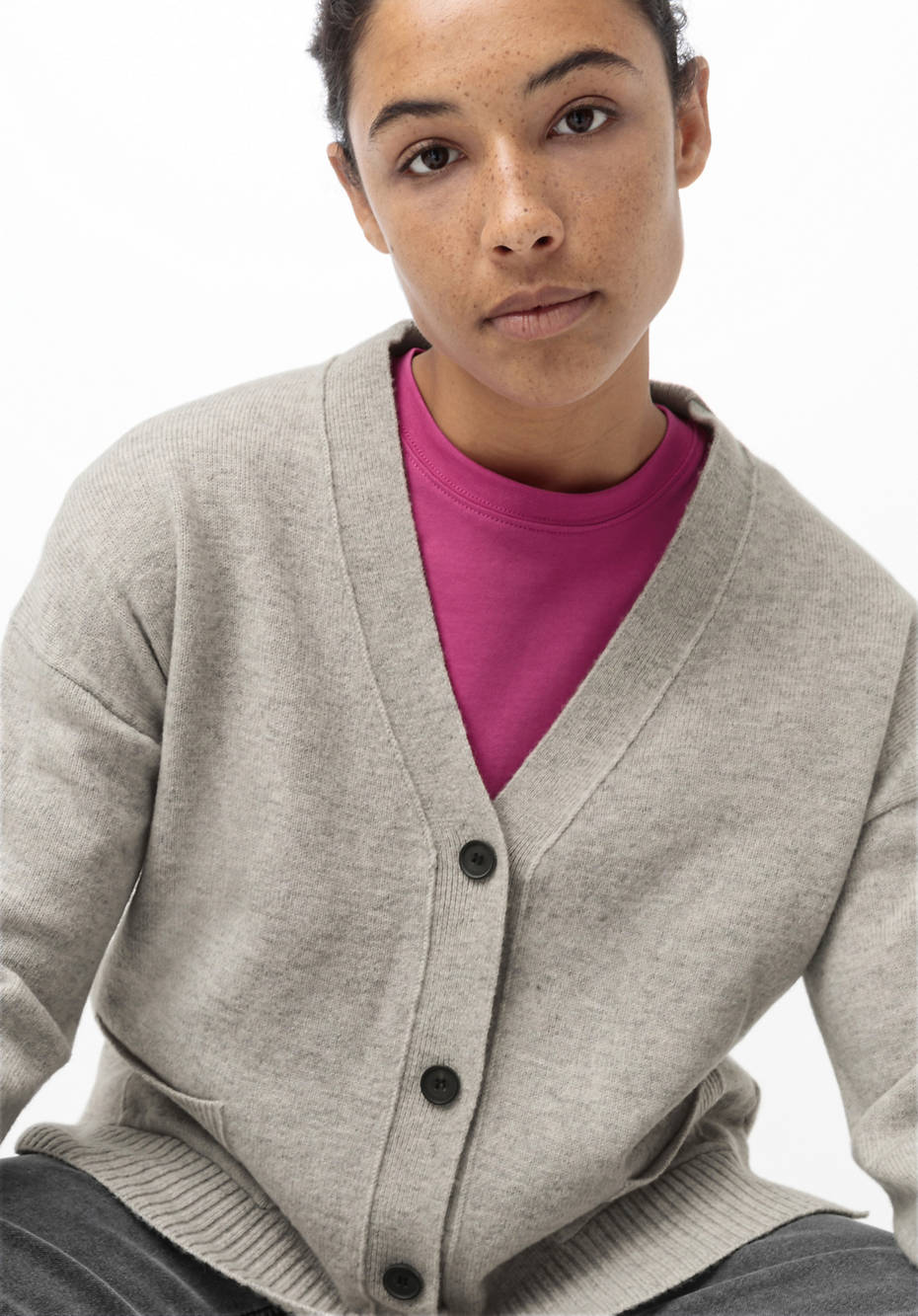 Strickjacke aus reiner Lambswool