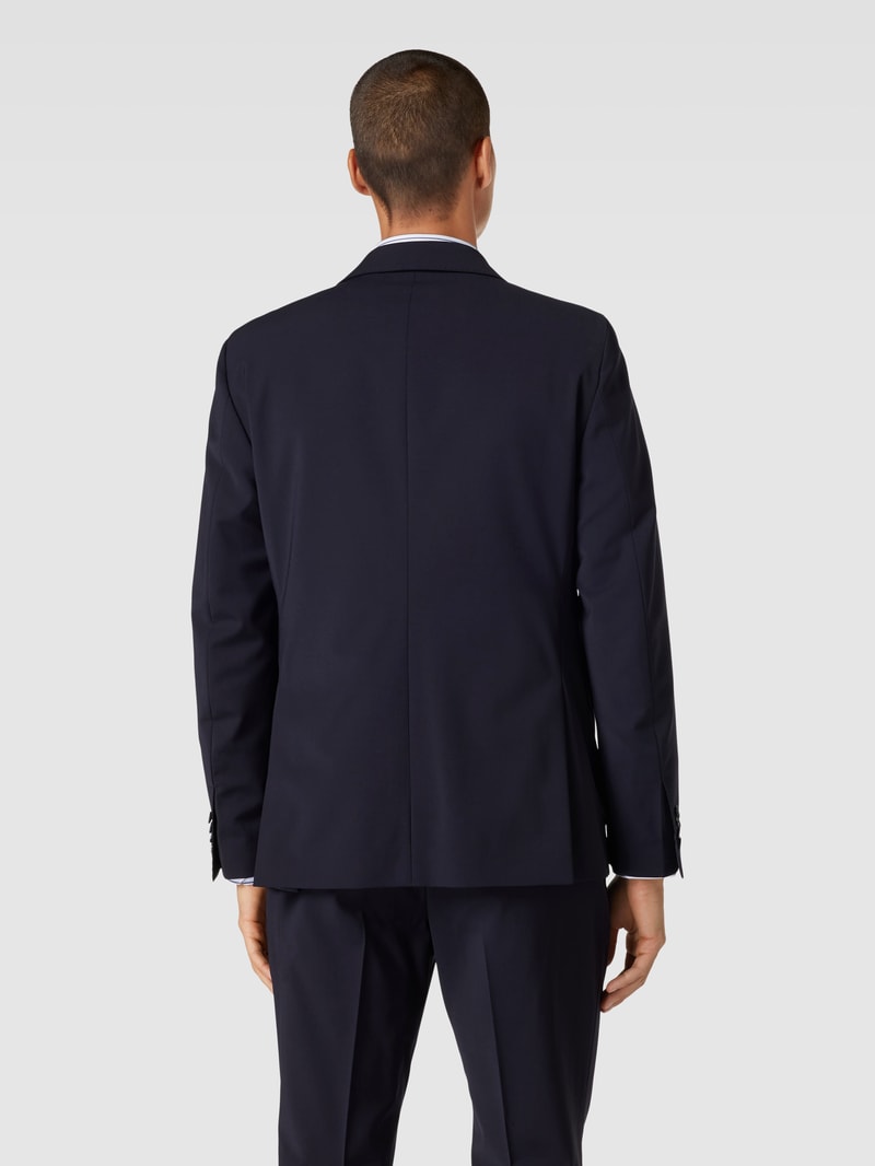 Slim Fit Anzug mit Pattentaschen in marineblau