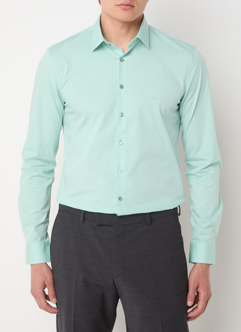 Calvin Klein Slim fit košulja s rastezljivim materijalom