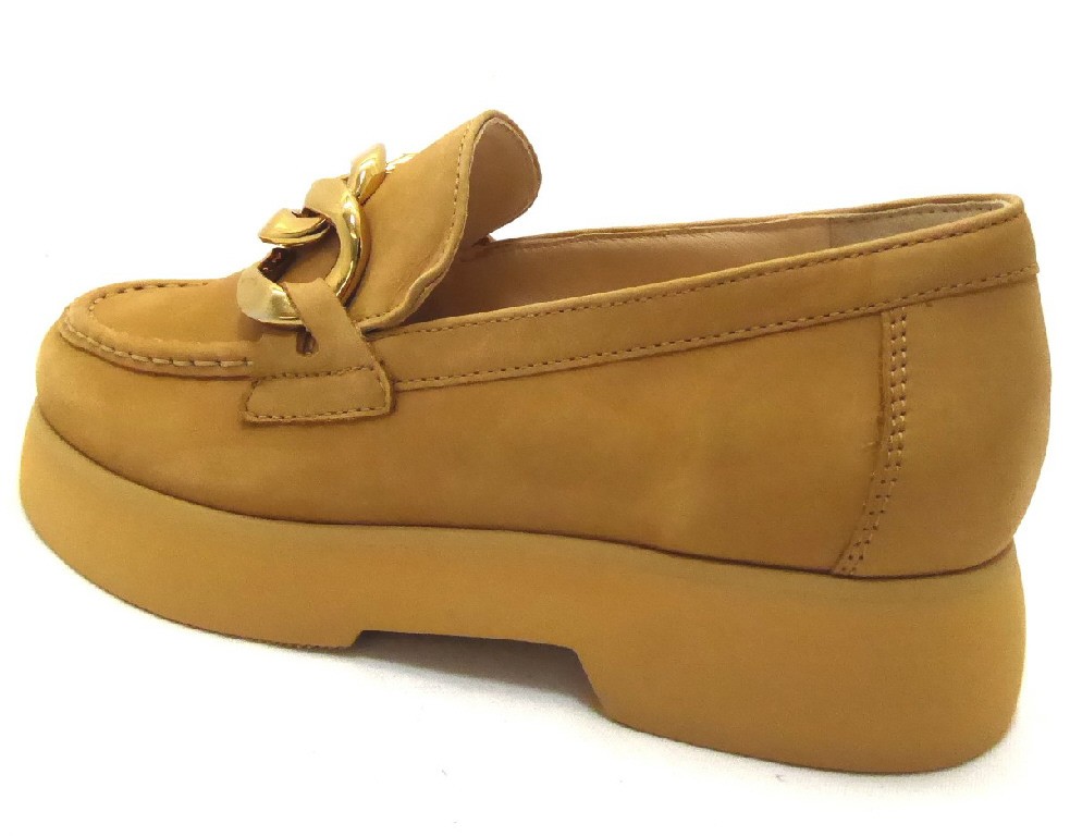 HÖGL Klassische Slipper braun Plateau-Slipper, Toffee