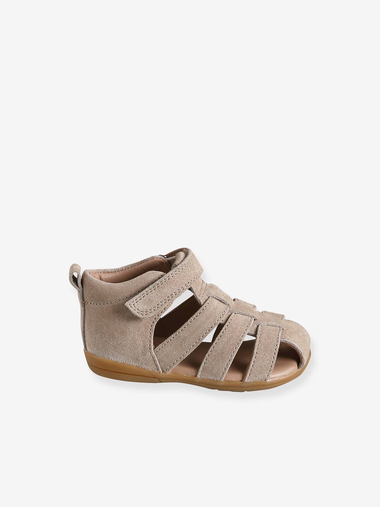Vertbaudet Jungen Baby Lauflern-Sandalen - braun