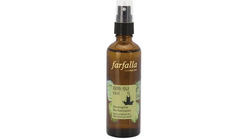 Farfalla Aroma-Yoga Benzoe Sonnengruss Bio-Raumspray 75 ml