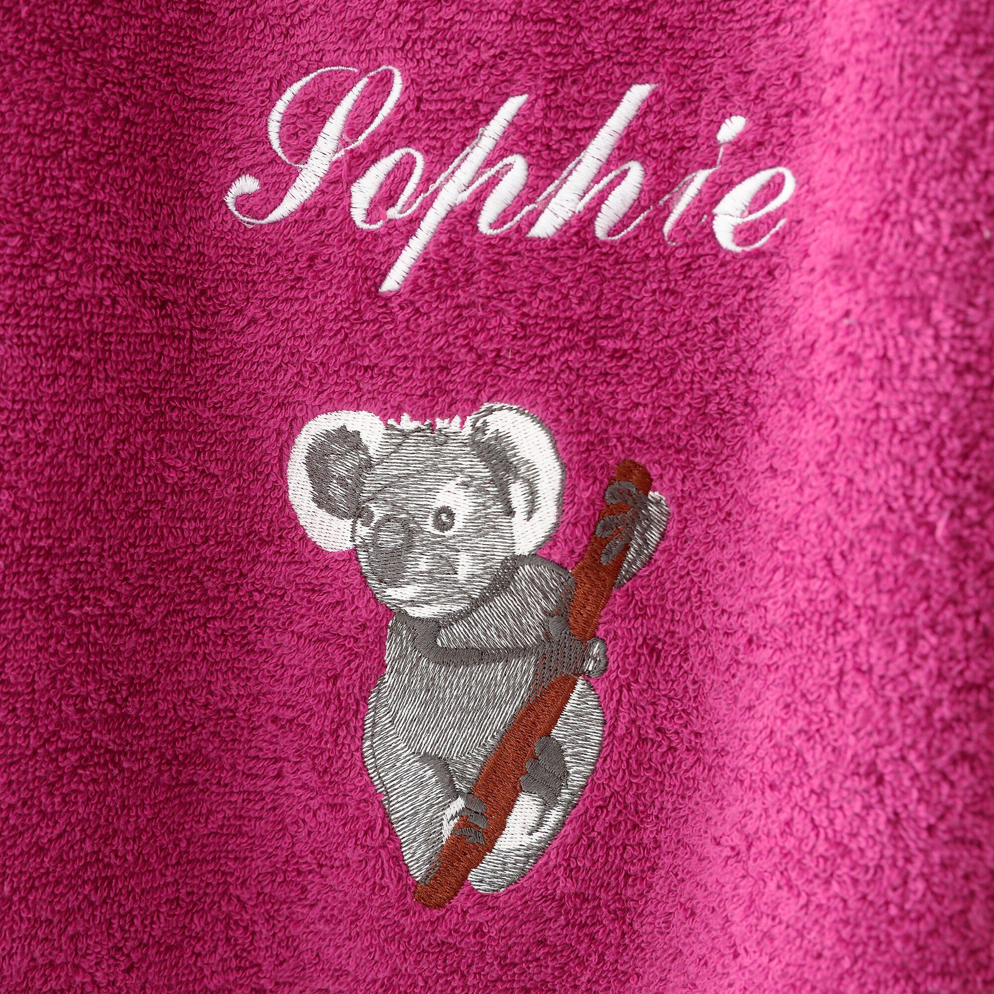 Éponge brodée koala personnalisé